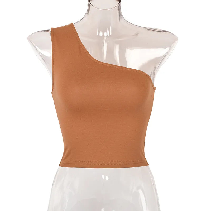Trendig damtopp – Somrig crop top i stretchigt material