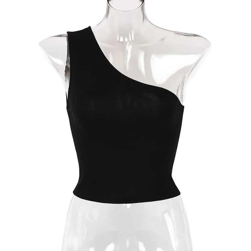 Trendig damtopp – Somrig crop top i stretchigt material